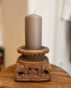 Vintage - Kerzenständer aus Holz