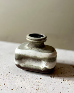 Vintage - small square vase (Scheurich, handmade)