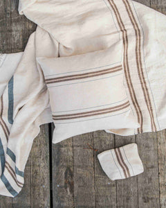 Belgian Towel Cushion Laguna Verde 50x50