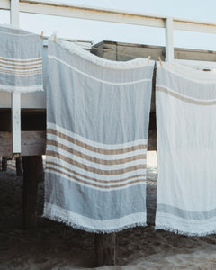 Belgian Towel "Ash Stripe"