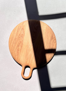 Cutting board, oak round