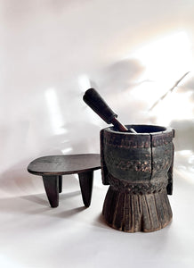 Vintage - wooden mortar