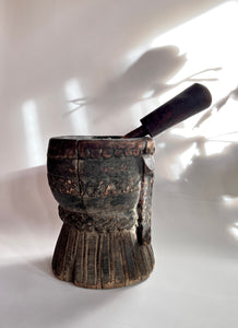 Vintage - wooden mortar